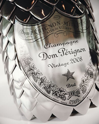 Editions limitées pour Dom Pérignon, copyright Dom Pérignon